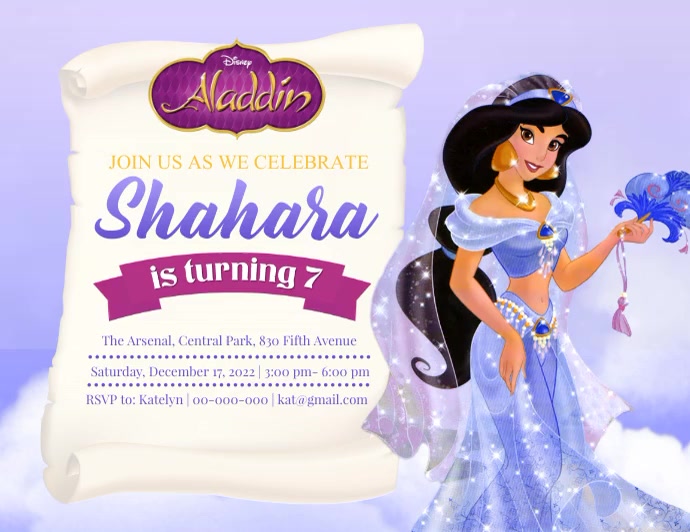 Jasmine Flyer (US Letter) template