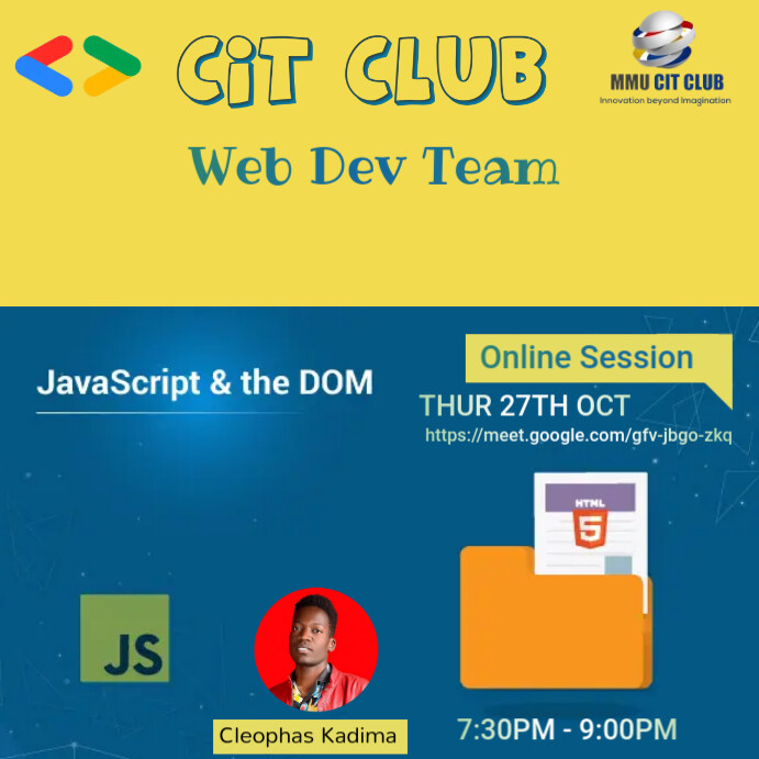 Javascript DOM manipulation Template | PosterMyWall