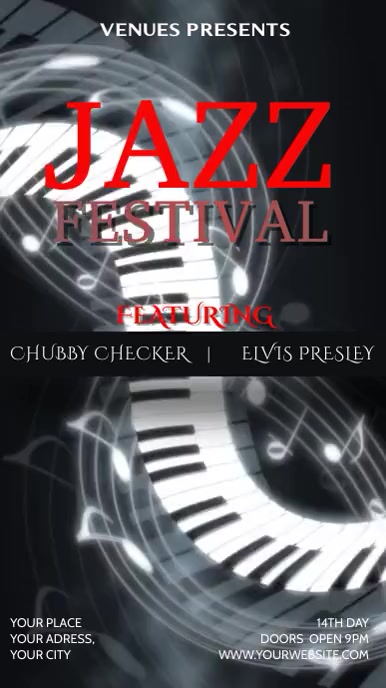 Jazz Concert Digital Template | PosterMyWall