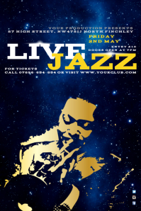 Jazz Concert Poster template