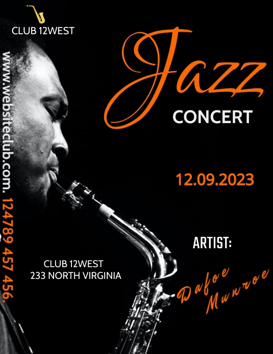 JAZZ Template | PosterMyWall