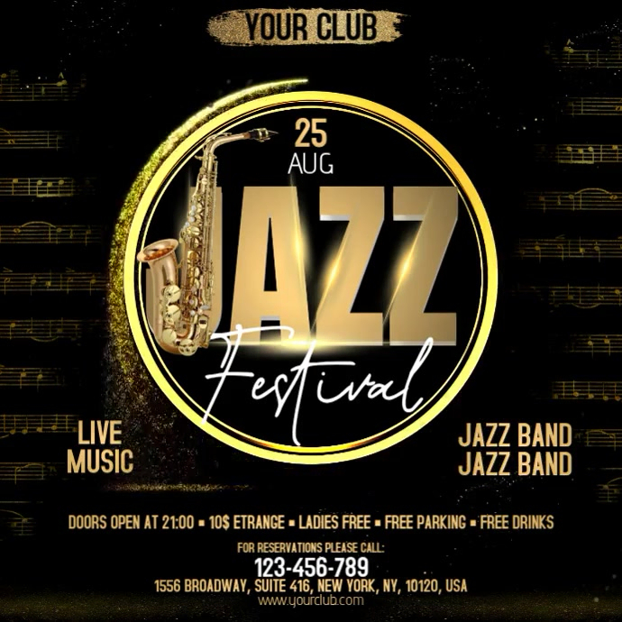 Jazz Template | PosterMyWall