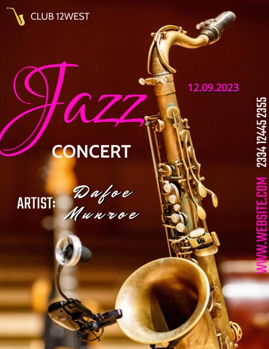 JAZZ Template | PosterMyWall