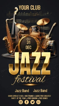 Jazz Digital Display (9:16) template