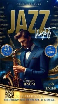 Jazz Digital Display (9:16) template
