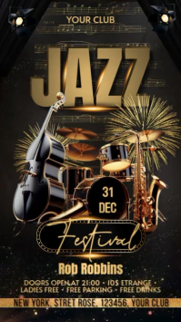 Jazz Digital Display Ekran reklamowy (9:16) template