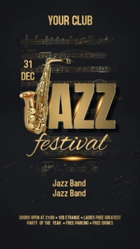 Jazz Display Tampilan Digital (9:16) template