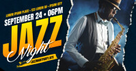 JAZZ EVENT BANNER Facebook Shared Image template