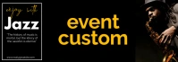 jazz event Spanduk Tumblr template
