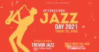 Jazz Festival Flyer Anuncio de Facebook template