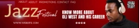 Jazz Festival SoundCloud Banner template