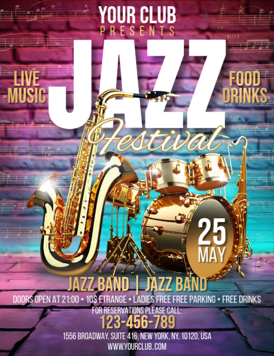 Jazz Flyer Template | PosterMyWall