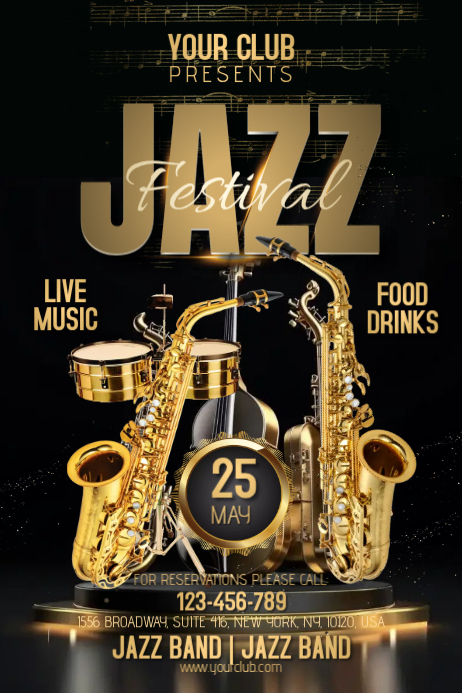 Jazz Flyer Template | PosterMyWall