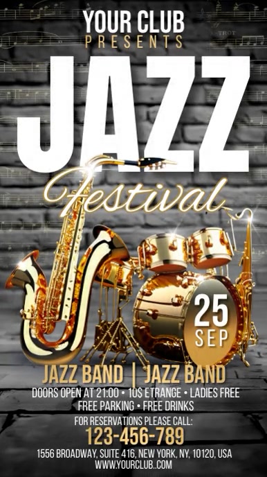 Jazz Flyer Template | PosterMyWall