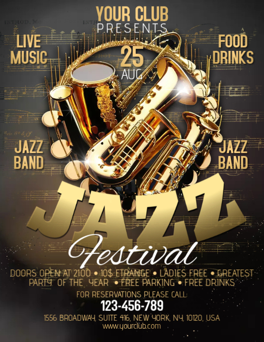 Jazz Flyer Template | PosterMyWall