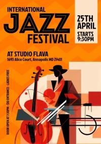 Jazz Flyer A5 template