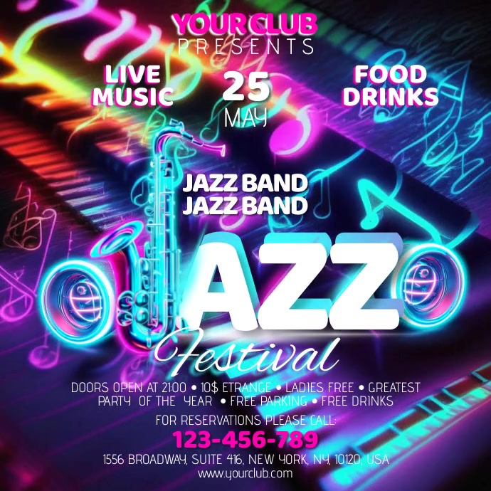 Jazz Flyer Template | PosterMyWall