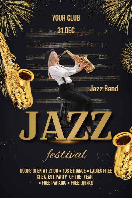 Jazz Flyer Template | PosterMyWall