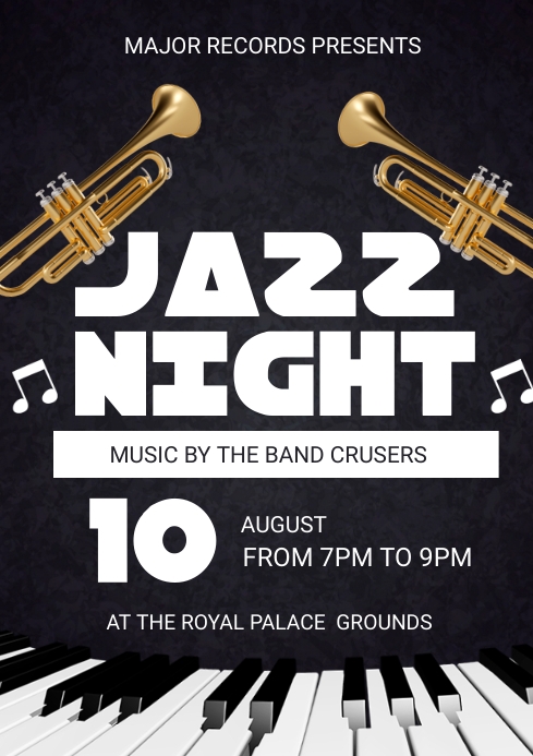 Jazz flyers Template | PosterMyWall