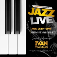 jazz live Publicación de Instagram template