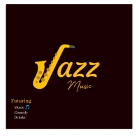 Jazz music Logo template