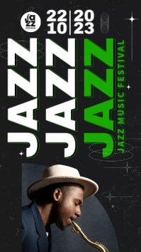 Jazz Music Festival Ads Instagram Story template