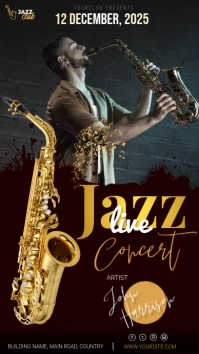Jazz Music Intagram Story template