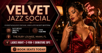Jazz Night Event Facebook 共享图片 template