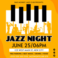 Jazz Night Party Banner