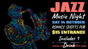 Jazz Night Poster Template Digital Display (16:9)