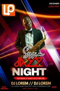 Jazz Night Session Plakat template