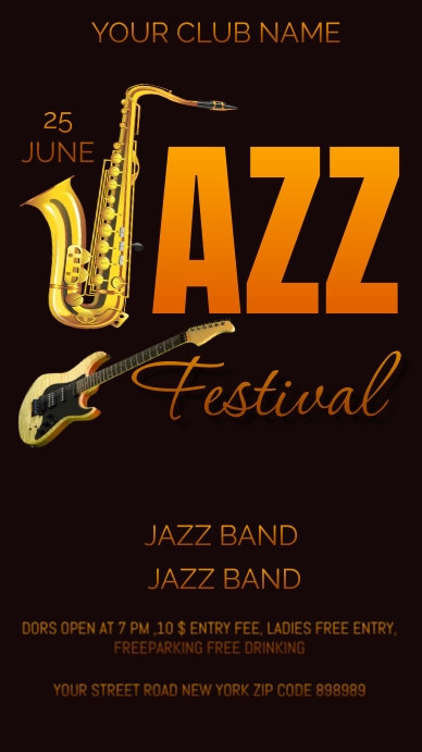 Jazz NIGHT TEMPLATE | PosterMyWall