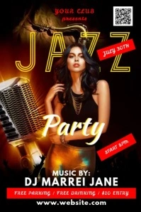 jazz party Iphosta template