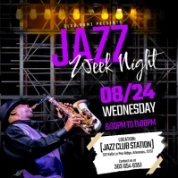 Jazz Week Night Instagram Post template
