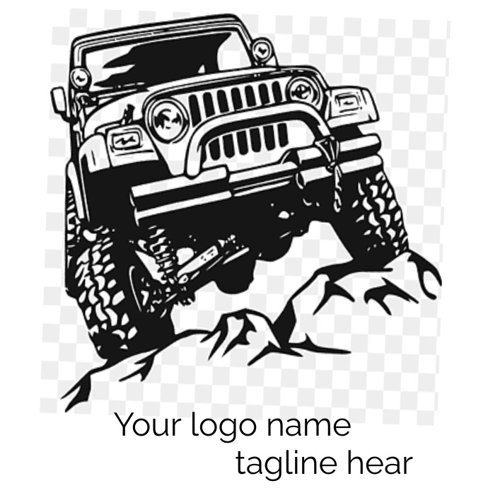 Jeep logon designs Logotipo template