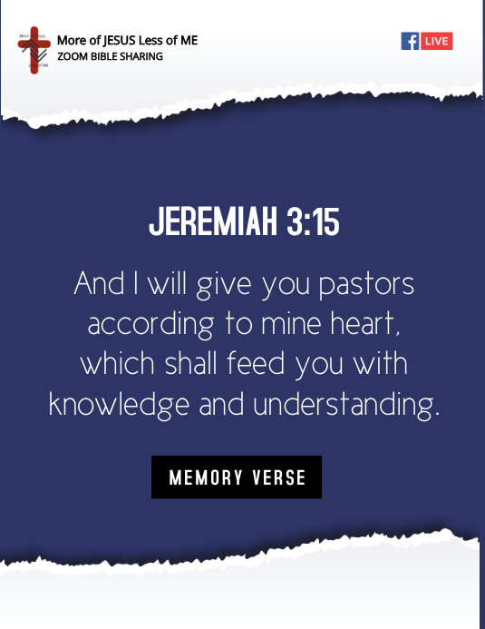 Copy of JEREMIAH 3:15 | PosterMyWall