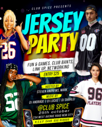 Sort Jersey Party Instagram Portrait Template