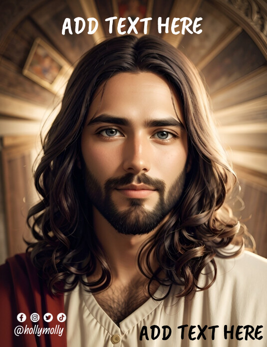 Jesus Christ Template PosterMyWall Jesus Christ Template PosterMyWall
