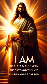JESUS IMAGE WITH QUOTE Instagram Story template