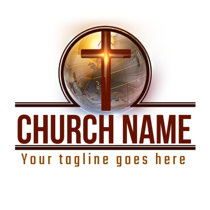 jesus logo, christian logo, church logo, logo template