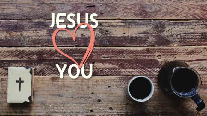 Jesus loves you wallpaper Template | PosterMyWall