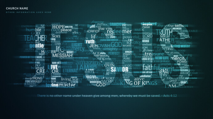 Yesus Online Layanan Ibadah Zoom Latar Belakang Templat | PosterMyWall