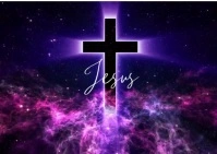 jesus poster Postcard template