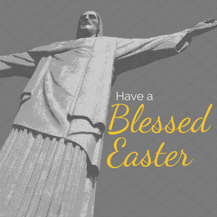 Jesus Rio Blessed Easter Template | PosterMyWall