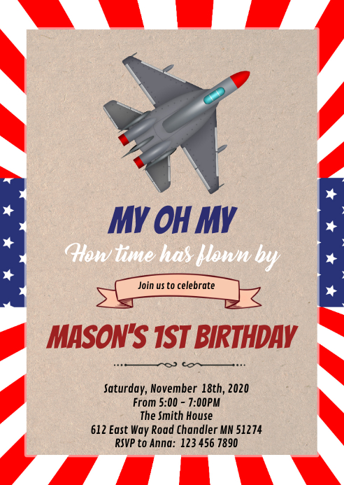 Modele Invitation A Une Soiree A Theme Avion A Reaction Postermywall Modele Invitation A Une Soiree A Theme Avion A Reaction Postermywall