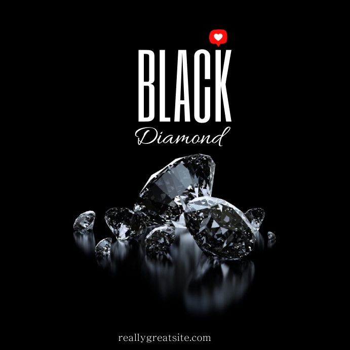 Jewellery diamond ring Instagram Post template