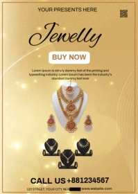 Jewellery Flyer A6 template