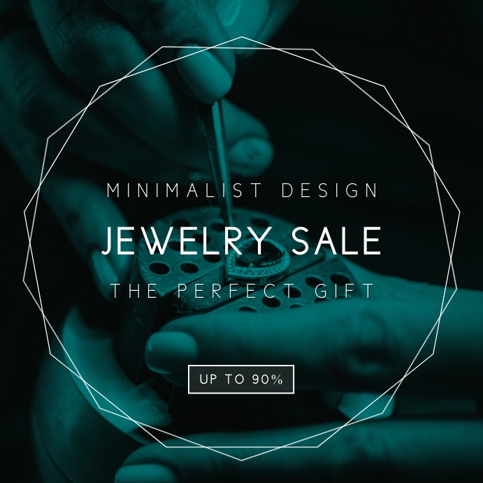 Jewelry Cyber Monday Sale Template PosterMyWall