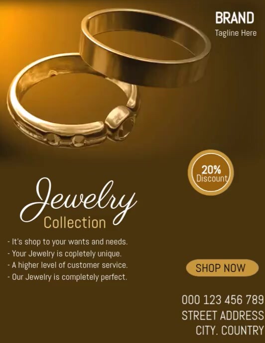 JEWELRY FLYER Template PosterMyWall