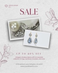 Jewelry Sale Post Instagram Portrait template